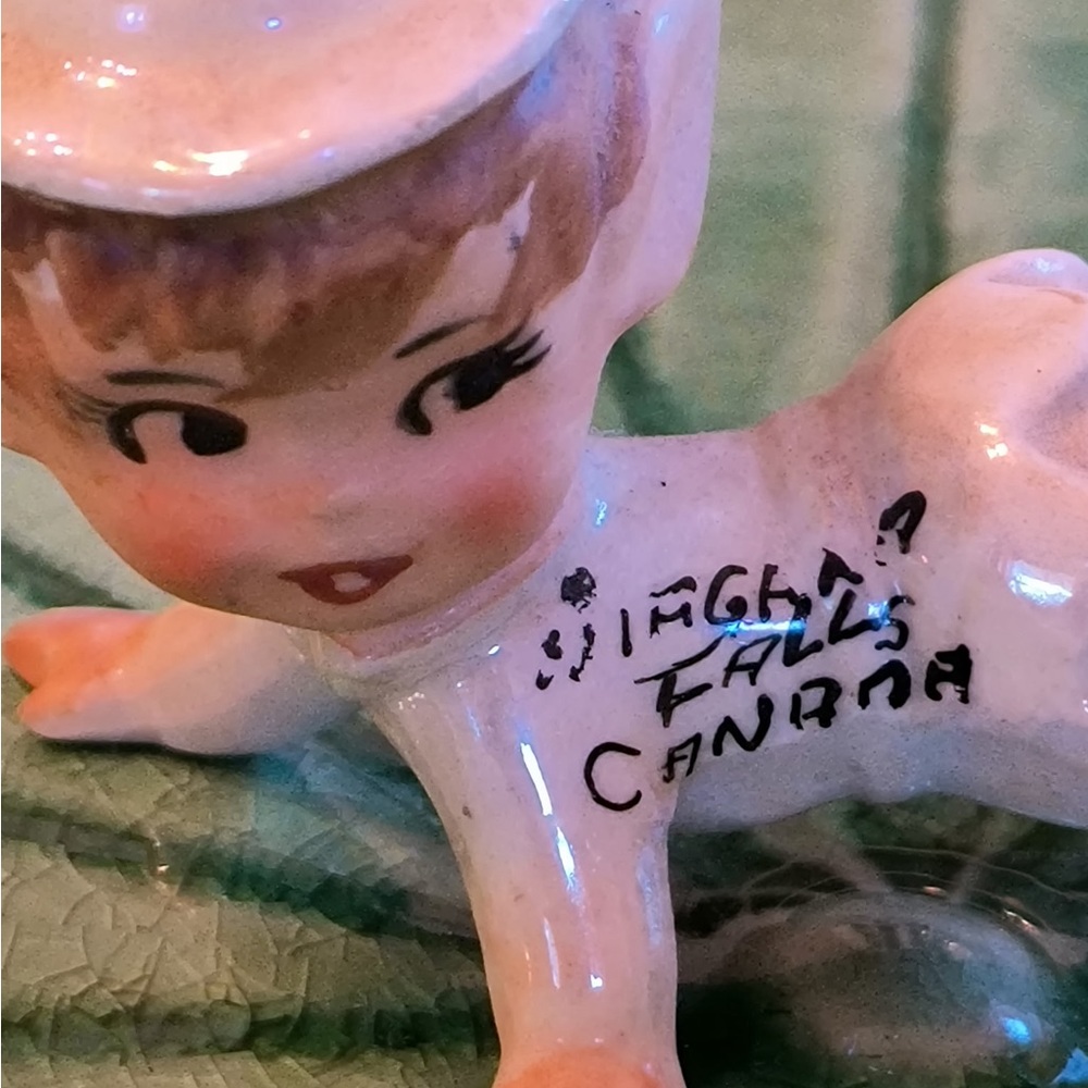 Vintage Ceramic Elf Figurines - Picture 3 of 4